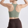 thumbnail image 6 of qelini Sports Bra for Women Wide Strap Breathable Summer Quick Dry Yoga Tank Top Shockproof Sports Bra for Women, 6 of 7