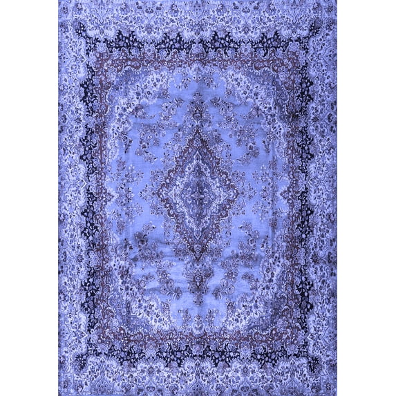 Ahgly Company Indoor Rectangle Persian Blue Traditional Area Rugs, 2' x 5'