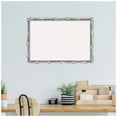 thumbnail image 6 of Amanti Art White Cork Board Framed Scratched Wave Chrome Bulletin Board 26 in. x 18 in., 6 of 7