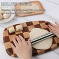 thumbnail image 4 of Adjustable Steel Rolling Pin, Heavy Duty Handle, Non-slip Base, Ergonomic Grip, for Baking, Kitchen Tool, Stainless Steel Construction, Home Cooking, Professional Grade, Compact Storage, 4 of 9