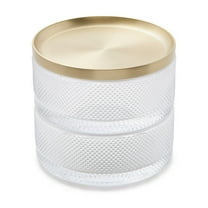 Umbra Tesora Two-Tier Jewelry Organizer Storage Box with Removable Lid