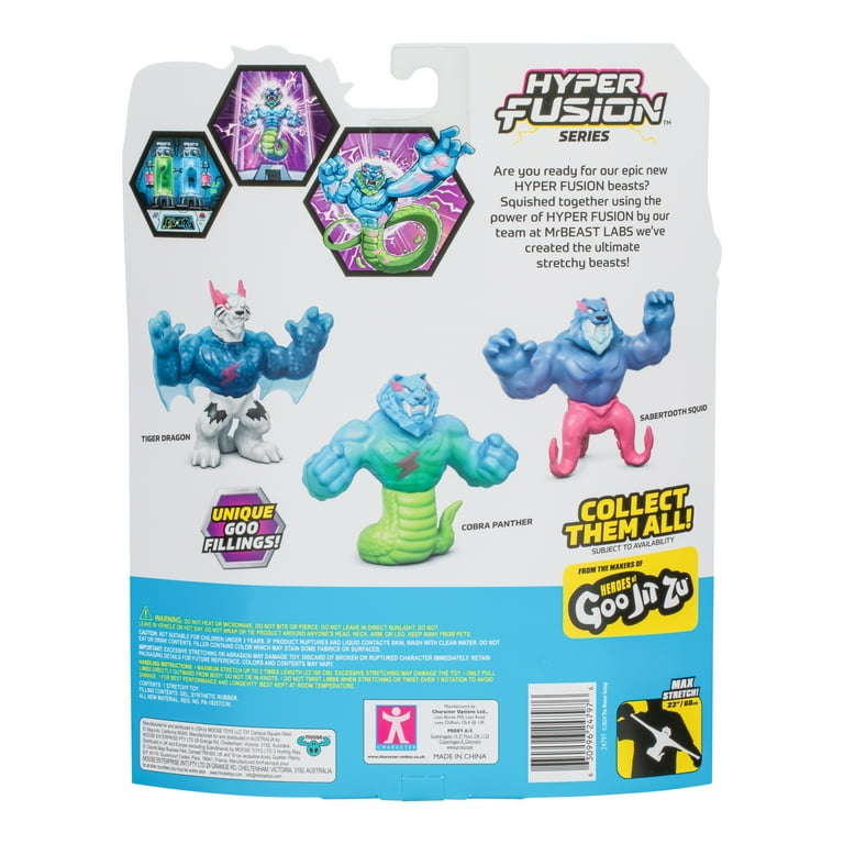MrBeast Lab Hyper Fusion Cobra Panther 5 Inch Stretchy Hero