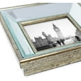 thumbnail image 5 of Isaac Jacobs 4x6 Silver Beveled Mirror Picture Frame for Tabletop Display, 5 of 7