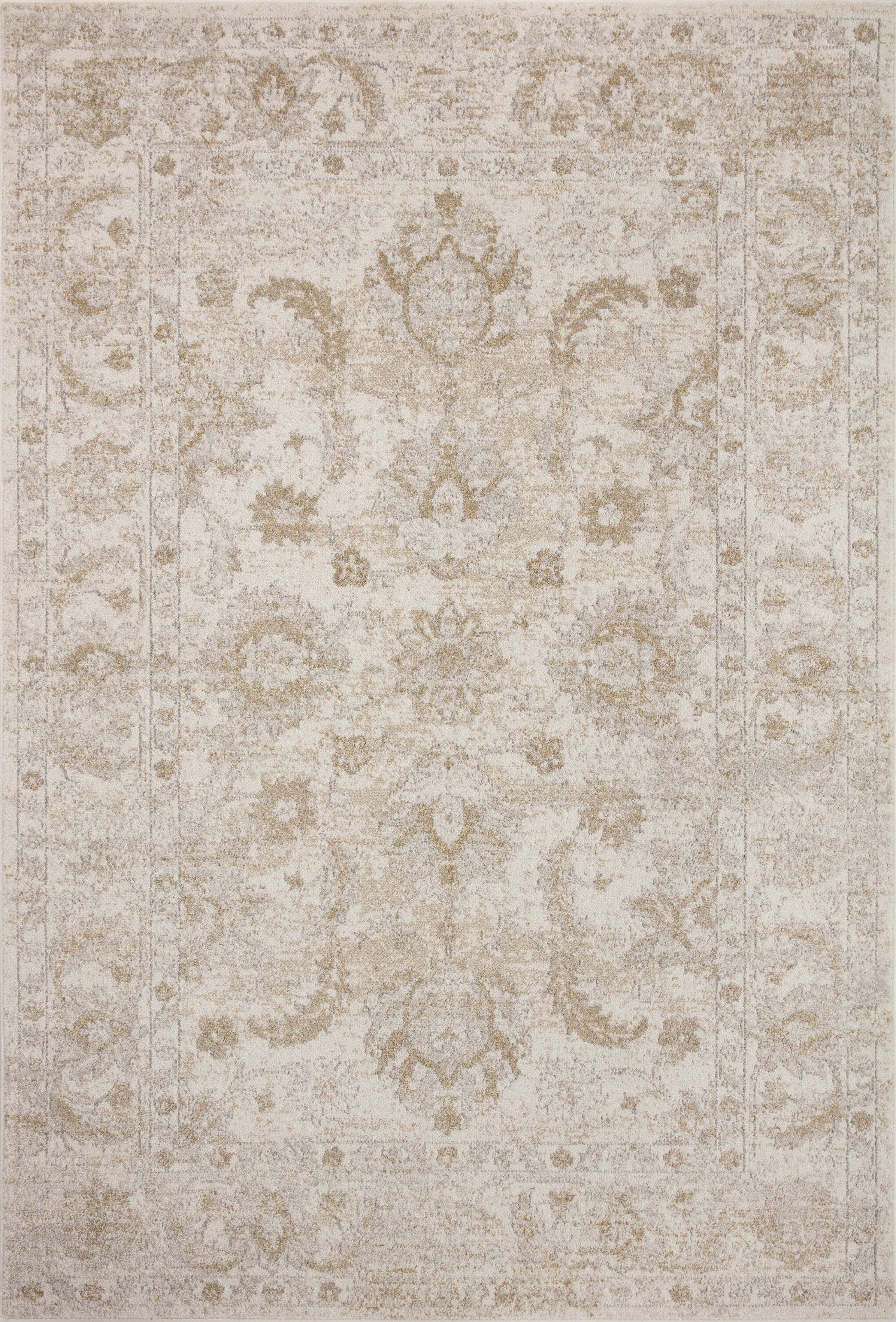 Loloi Odette Ivory / Beige 2'-7" x 8'-0" Runner Rug