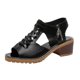 thumbnail image 1 of Sandalias de mujer de nuevo estilo, zapatos cómodos de tacón grueso con costura de coche a la moda Wmkox8yii shjk4101, 1 of 2