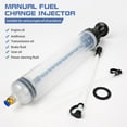 thumbnail image 3 of 500CC Fluid Extractor, Multi-Purpose Oil Syringe, Oil Suction Pump, Manual Extraction and Filling Pump, Automotive Oil Syringe(17.6 Oz./0.45 Qt./500 CC), 3 of 6