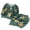 Dark Green, variant on Mgmyaa Unisex Kids Bear Print Short Sleeve Crew Neck Top and Shorts 2-Piece Homewear Set for Kids Ages 1-15