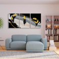 thumbnail image 4 of Cuadros Plumas Elegantes Negro, 4 of 4