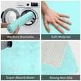 thumbnail image 2 of light-aqua Front Door Mat, Indoor Mats for Bedroom Bathroom Kitchen, Floor Mat Non-Slip, Soft Carpet Floor Cover Machine Washable Entryway Mat - 20x31.5in, 2 of 5