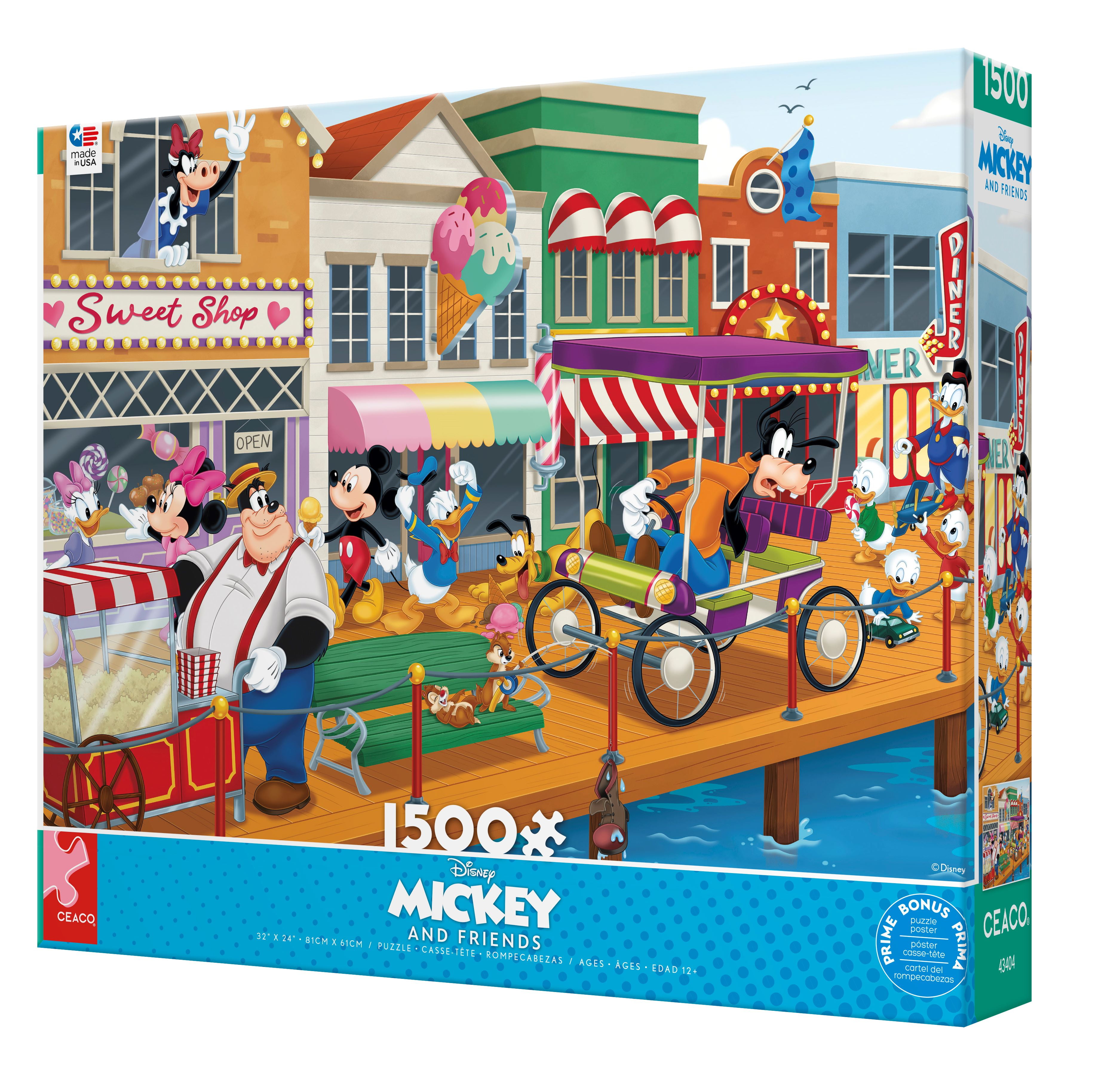 Ceaco Disney Mickey and Friends Boardwalk Fun 1500 Piece