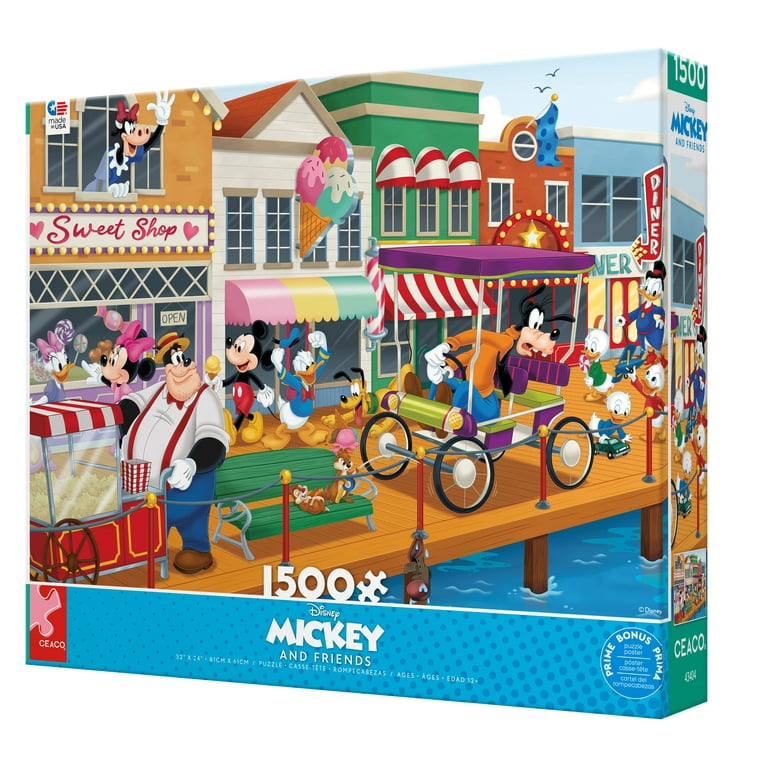 Ceaco Disney Mickey and Friends Boardwalk Fun 1500 Piece