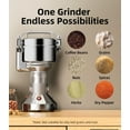 thumbnail image 6 of Electric Grain Mill 150g, Flour Grinder Mill Stainless Steel for Home, Counter Grain Grinder for Wheat, Rice, Wheat Berry, Corn, Herbs, Spices, 6 of 6