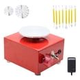 thumbnail image 2 of Mini Turntables Pottery Wheel Pottery Machine Electric Pottery Wheel DIY Craft Potter's Wheel Ceramic Tools Clay Tools With Tray, 2 of 6