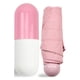 thumbnail image 1 of GOOHOCHY Paraguas pequeño plegable compacto de bolsillo con estuche cápsula anti-UV (rosa), 1 of 7