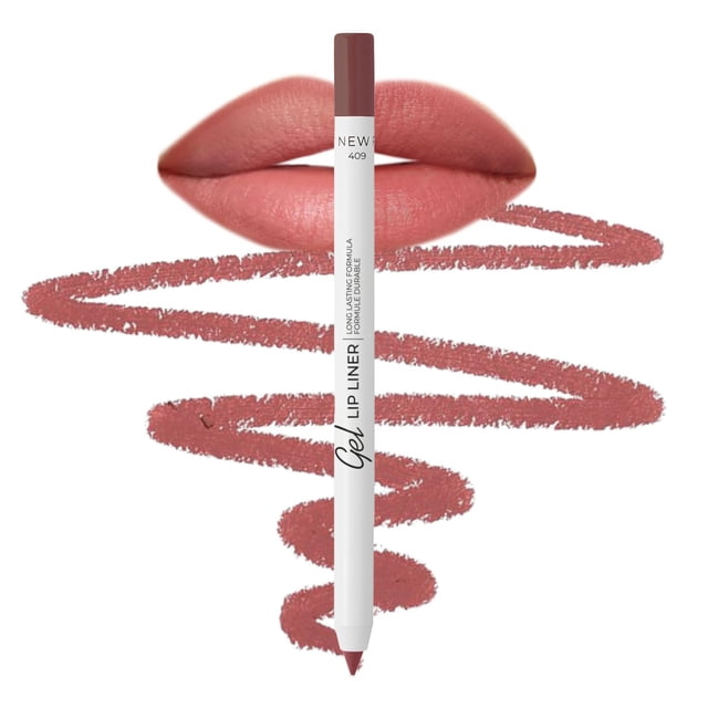 Lápiz delineador de labios Lamel 409 gel mate resistente al agua 1,7 g