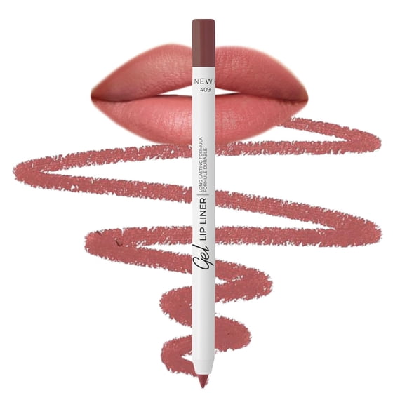 Lápiz delineador de labios Lamel 409 gel mate resistente al agua 1,7 g