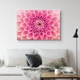 thumbnail image 3 of IDEA4WALL Canvas Wall Art Blooming Pink and Magenta Dahlia Pinnata Floral Flower Photography Realism Modern Closeup Colorful for Living Room, Bedroom, Office - 16"x24", 3 of 5