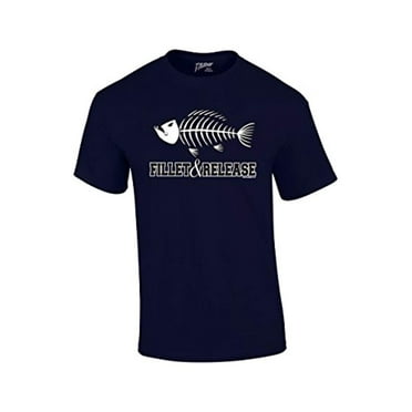 Sorry I Missed Your Call I Was On The Other Line Funny Fishing T-Shirt - Men's Graphic Tee, Navy, Medium