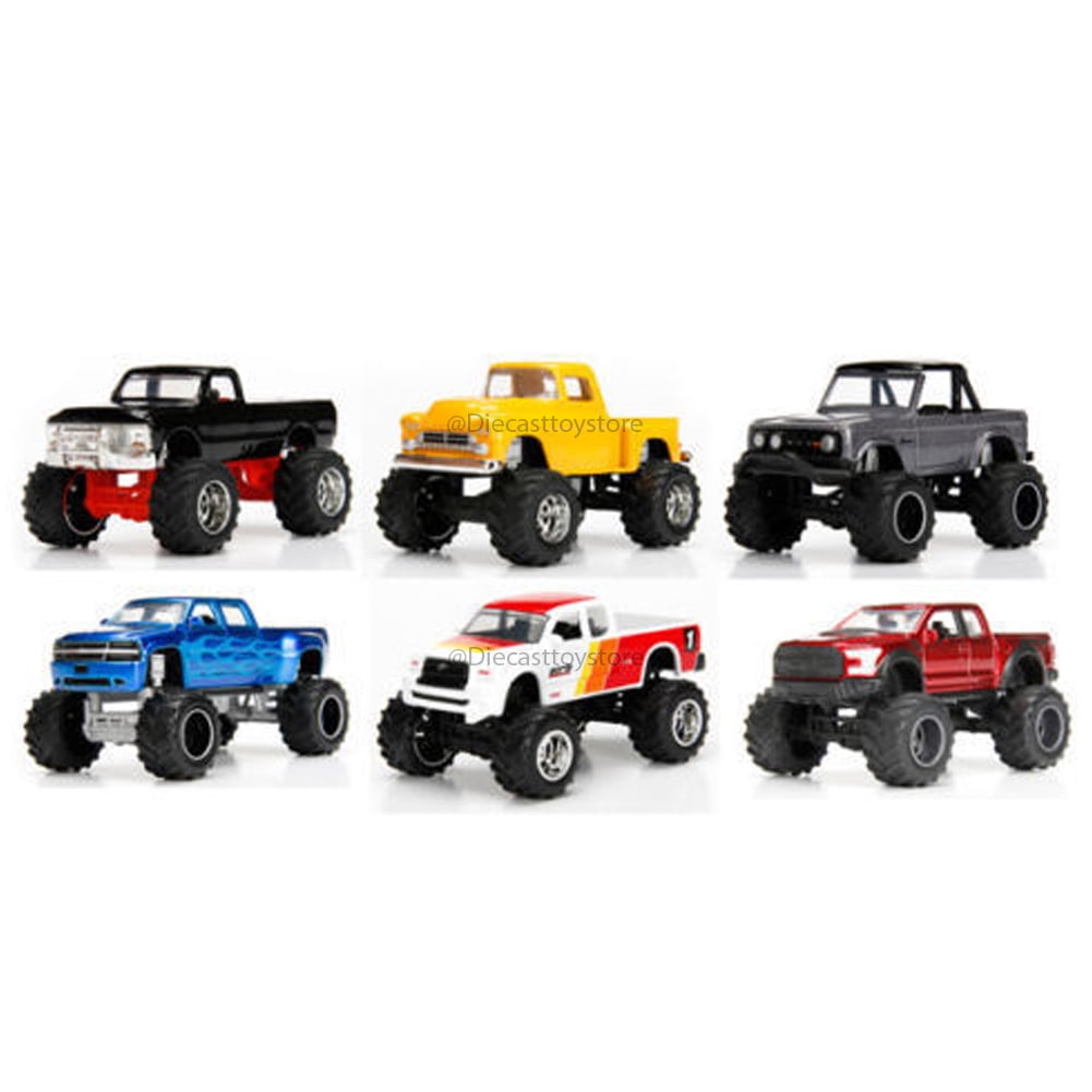 JADA 164 JUST TRUCKS WAVE 16 ASSORTMENT DIECAST SET OF 6 ITEMS 14020