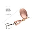 thumbnail image 3 of Yokua Spinner Fishing Lures with Triple Hooks Metal Lures Hard Metal Spinner Baits, 3 of 9