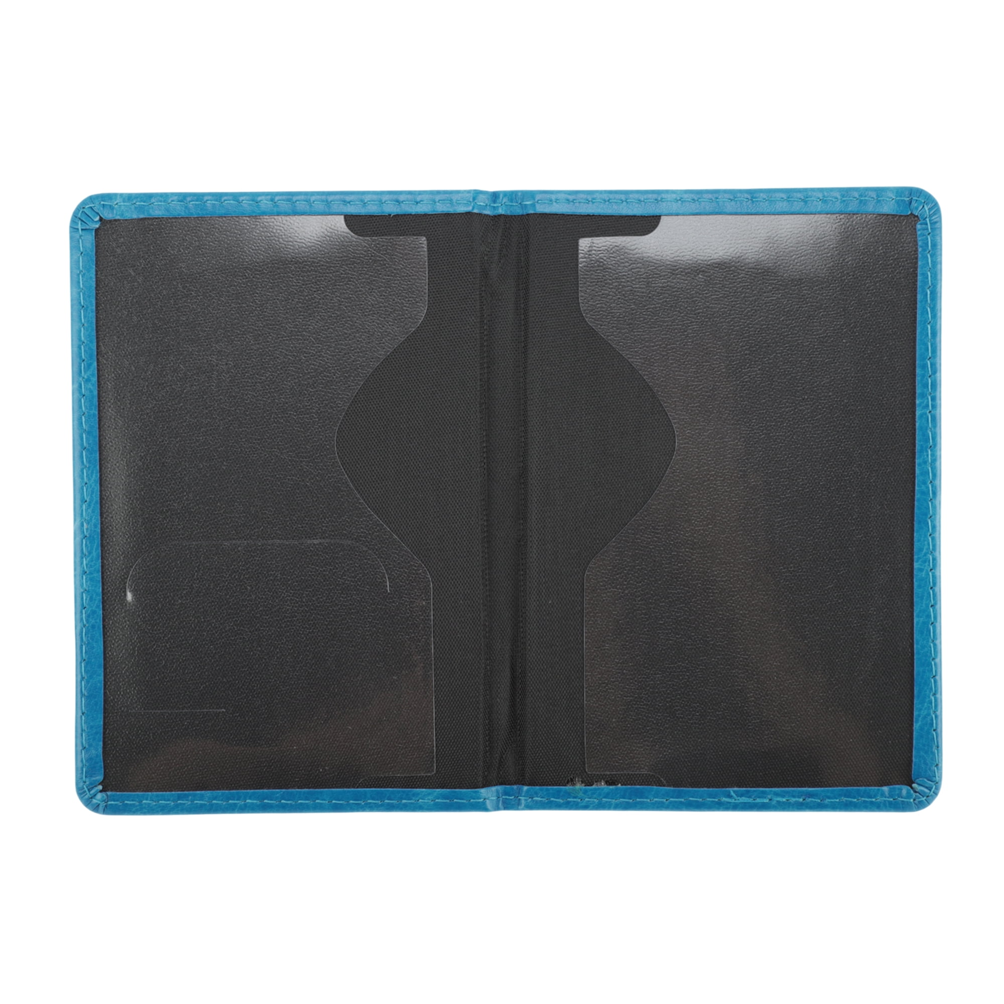 Unique Bargains Compass Passport Holder 1 Pc Sky Blue