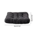 thumbnail image 3 of EUDIDV Comfortable Relaxing Cushion Corduroy Fats Strip Cushion Fall And Winter Cushion Office Chair Cushion Student Cushion Fart Cushion Tatami Cushion Supportive Seat, 3 of 6