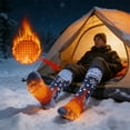 thumbnail image 5 of Rechargeable Heated Socks for Men Women,Washable,USB Battery Heated Socks 3 Heating Levels for Camping,Hiking,Hunting,Skiing,Walking,Fishing,Winter Sports Outdoors Snowflake Foot Leg Warmers, 5 of 6