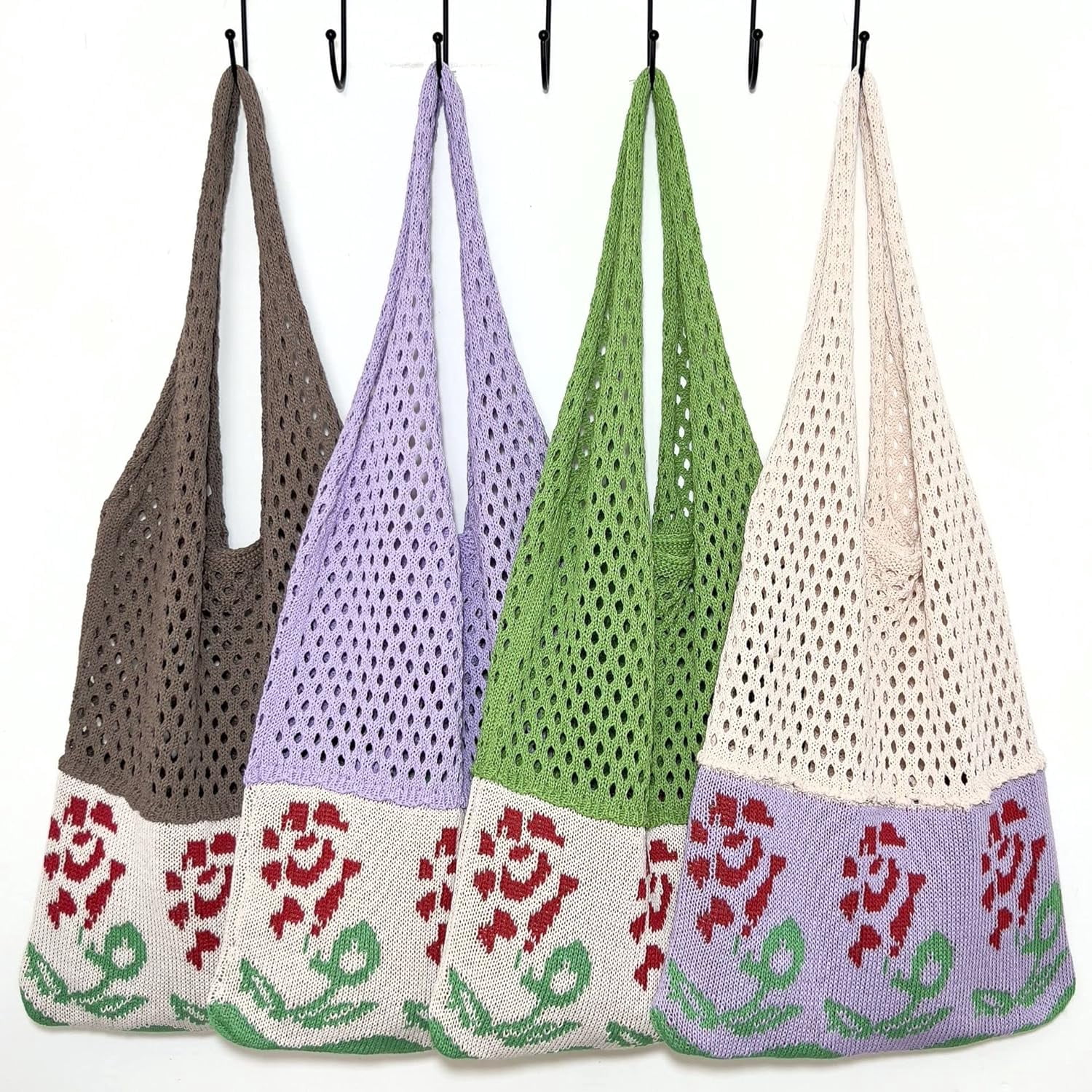 Kukuzhu Fairy Tote Bag Aesthetic Tote Bag Y2k Bag Tote Bag Aesthetic Y2k Crochet Tote Bag Aesthetic