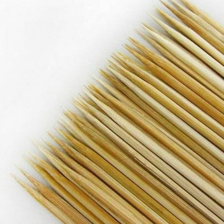 200 12inch Bamboo Skewers Wooden BBQ Stick Shish Grill Kabobs Fondue Party Grill