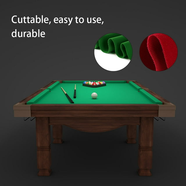 Becaristey Nappe de Billard Professionnelle Accessoires de Table de Divertissement Vert