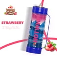 Strawberries Flavored N2O Chargers Food Grade Nitrous Oxide Tank (4, 2112g,3.3L）