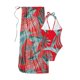 thumbnail image 4 of Trajes de baño para mujer, Trajes de baño para mujer Moda femenina Traje de baño de una pieza estampado con falda larga grande Bikini Conjunto de dos piezas Traje de baño para mujer, 4 of 6