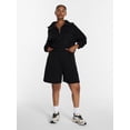 thumbnail image 2 of Athletic Works Women's and Women's Plus Bermuda Shorts, 7'' Inseam, Sizes XS-4X, 2 of 6