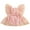 Pink, variant on Mevireiy Baby Girls Lace Tulle Romper Dress Leaf Floral Embroidery Sleeveless Bodysuit,Pink,0-3 Months