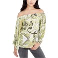 thumbnail image 1 of Rachel Roy Blouse en Tricot Imprimé pour Femmes, Vert, Très Petit, 1 of 1