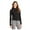 Black - 001, variant on Aeropostale Womens Ribbed LS Pullover Sweater, Black, Juniors, Small