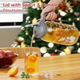 thumbnail image 5 of Christmas Elements 64 oz Glass Pitcher with Lid and Grey Breast Milk Pitcher, 5 of 5