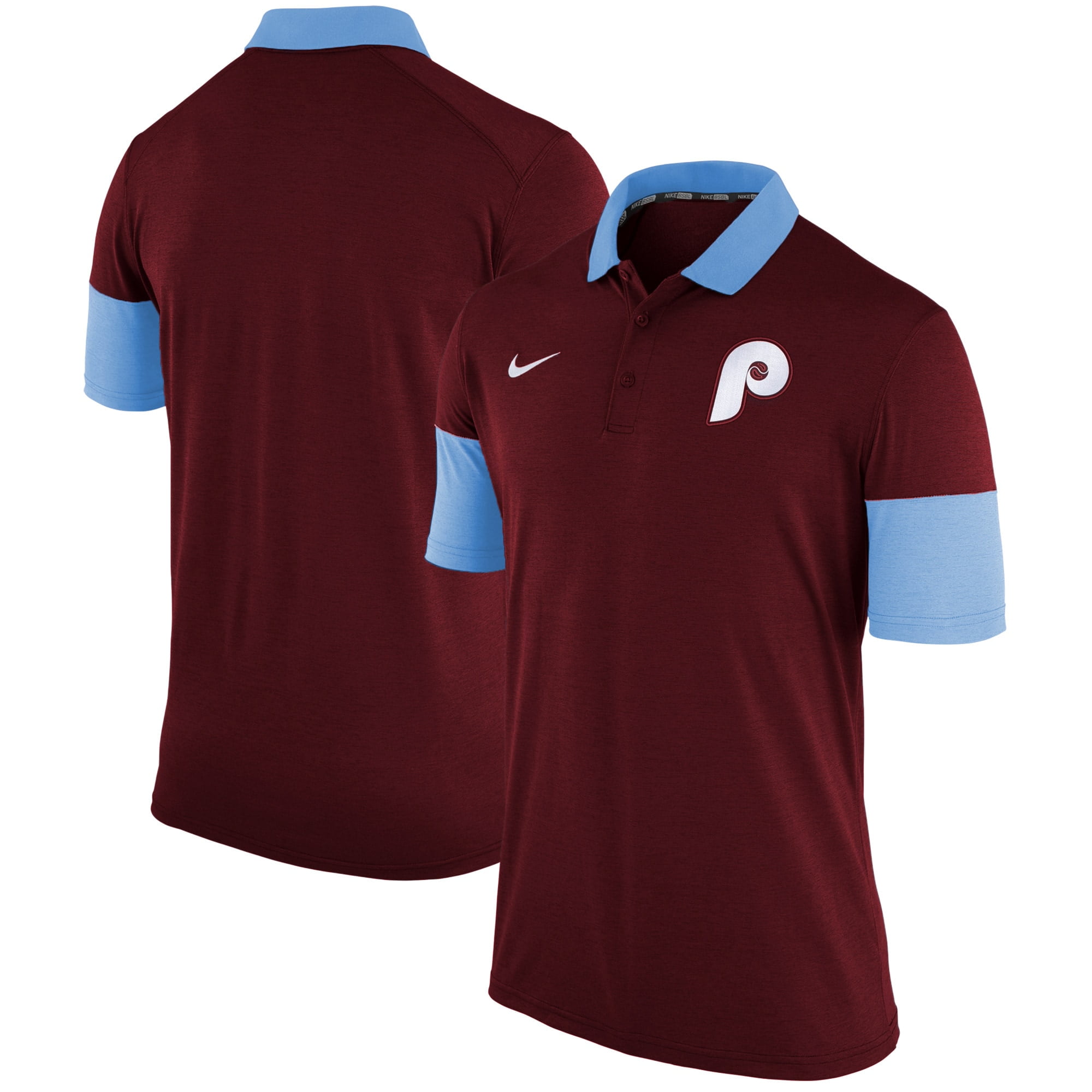 nike maroon golf polo