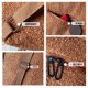thumbnail image 4 of Jumpingount Mochilas de oso, minimochilas de viaje para niños, mochilas de otoño para mujeres, bolso de hombro con forma de oso de lana de Mochilas Marrón, 4 of 6
