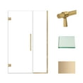 thumbnail image 4 of Transolid Ehtb48307610c-Bk Elizabeth 76" High X 48" Wide Hinged Semi Frameless Shower Door, 4 of 7