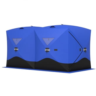 CLAM Jason Mitchell X5000 Insulated Ice Fishing Pop Shack, Outdoor