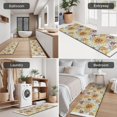 thumbnail image 5 of Sunflower Pattern Kitchen Rugs Sets Of 3,Kitchen Runner Rugs Non Skid Washable,Decorative Kitchen Floor Mats for Kitchen,Sink,Laundry,17"x30"+ 17"x47" + 17"x59", 5 of 6