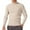 a-Beige358, variant on Men's Sweater Coat Autumn Winter Slim Fit Solid Color Turtleneck Sweater Long Sleeve Diamond Cable Knit Pattern Thermal Jumper For Daily Cold Weather Wear Stylish Knitwear