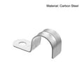 thumbnail image 4 of Unique Bargains 1 Hole Pipe Strap, 1' Carbon Steel EMT Conduit Clamp Reinforced Rib for Pipe Fixing on Various Surfaces, 16 Pack, 4 of 8