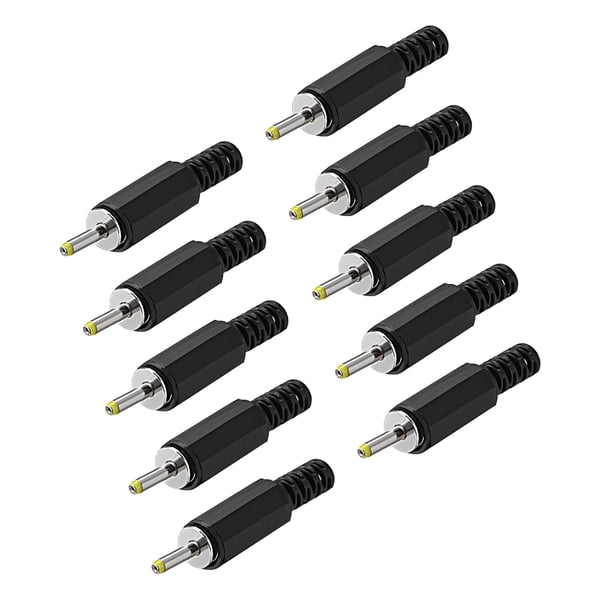 Adaptador de cable de alimentación macho DC 2.5mm x 0.7mm x 9mm 10 paquetes