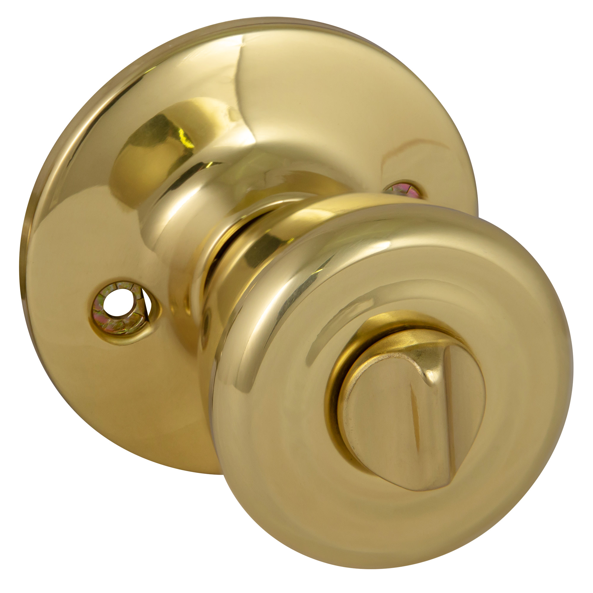 Design House Tulip Keyed Entry Door Knob, Polished Brass photo 7