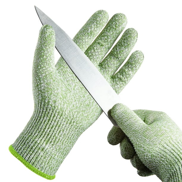 COOLJOB Food Grade Cut Resistant Gloves for Chef in Kitchen, Bamboo