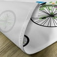 thumbnail image 5 of Ambesonne Bicycle Place Mats Set of 4, Flying Birds Flowers, Standard Size, Multicolor, 5 of 6