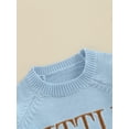 thumbnail image 6 of FEORJGP Toddler Baby Girls Boys Easter Clothes 0-2Y Infant Long Sleeve Sweater Crew Neck Knit Pullover Embroidery Letters Jumpers Loose Casual Warm Tops for Spring Fall Winter, 6 of 9