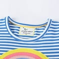 thumbnail image 3 of Popshion Toddler Baby Girls Rainbow Dress Cotton Long Sleeve Dresses, Size 2T-7Y, 3 of 7